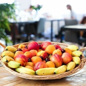 Corbeille de fruits au bureau (~10 pers.)